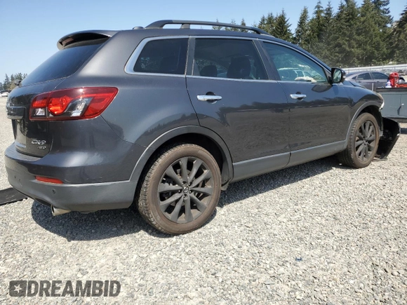 2014 Mazda CX-9 Grand Touring with VIN JM3TB3DV9E0439565, listed as a Copart auction lot 54515375 with 83,157 mi miles and Salvage Title. Bid and sale history available at DreamBid. Image 3.