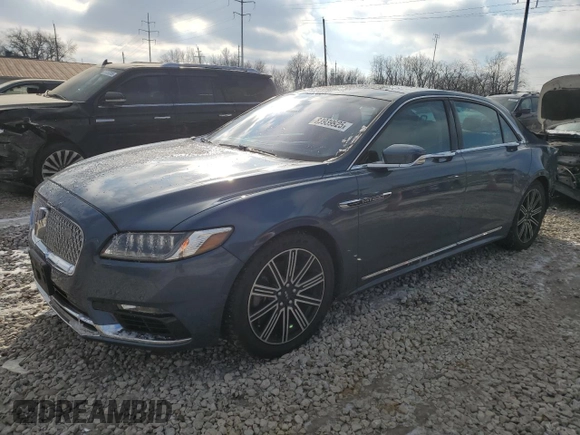 2019 Lincoln Continental Reserve with VIN 1LN6L9NPXK5602112, listed as a Copart auction lot 88939925 with 95,940 mi miles and Salvage Title. Bid and sale history available at carsss.com. Image 1.