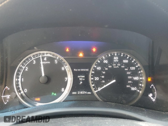 2015 Lexus GS 350 with VIN JTHCE1BL8FA004228, listed as a Copart auction lot 60404835 with 218,374 mi miles and Clean title. Bid and sale history available at DreamBid. Image 9.