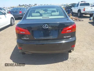 2006 Lexus IS 250 with VIN JTHBK262X65013159, listed as a IAAI auction lot 42360207 with 163,427 mi miles and . Bid and sale history available at DreamBid. Image 17.