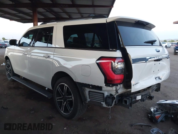 2020 Ford Expedition Max Limited with VIN 1FMJK2AT3LEA62398, listed as a IAAI auction lot 42575499 with 75,229 mi miles and . Bid and sale history available at DreamBid. Image 3.