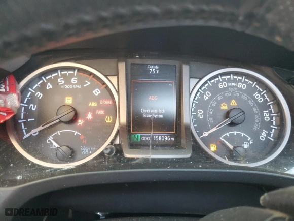 2017 Toyota Tacoma Limited with VIN 5TFEZ5CN3HX050393, listed as a Copart auction lot 87256004 with 158,096 mi miles and Salvage Title. Bid and sale history available at carsss.com. Image 9.