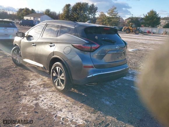 2020 Nissan Murano SV with VIN 5N1AZ2BS5LN122988, listed as a IAAI auction lot 41252637 with 1 mi miles. Bid and sale history available at carsss.com. Image 3.
