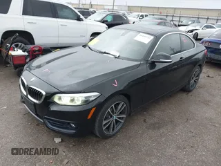 2018 BMW 2 Series 230i with VIN WBA2J1C50JVD09751, listed as a IAAI auction lot 41440752 with 71,700 mi miles. Bid and sale history available at carsss.com. Image 2.