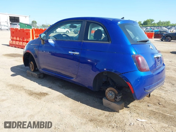 2012 FIAT 500 Pop with VIN 3C3CFFAR8CT114609, listed as a IAAI auction lot 42578651 with 126,922 mi miles and . Bid and sale history available at DreamBid. Image 3.