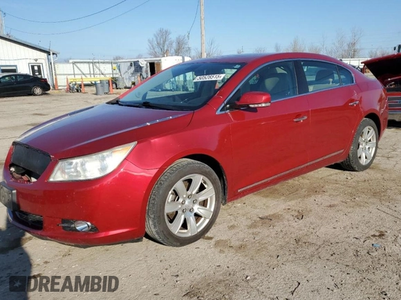 2013 Buick LaCrosse Leather with VIN 1G4GC5E3XDF125303, listed as a Copart auction lot 50528515 with 95,200 mi miles and Salvage Title. Bid and sale history available at carsss.com. Image 1.