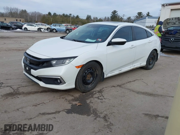 2019 Honda Civic Sedan EX with VIN 19XFC1F30KE015570, listed as a IAAI auction lot 41663514 with 152,084 mi miles. Bid and sale history available at carsss.com. Image 17.