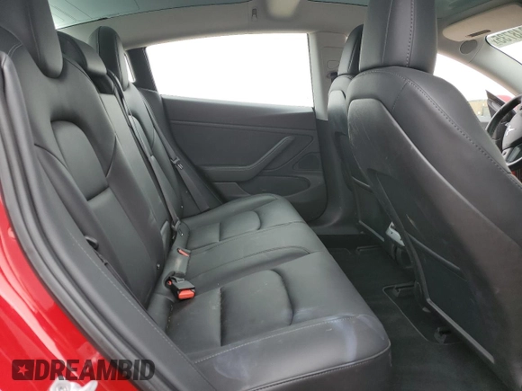 2018 Tesla Model 3 Long Range Battery with VIN 5YJ3E1EA5JF153966, listed as a Copart auction lot 55348735 with 38,755 mi miles and Salvage Title. Bid and sale history available at DreamBid. Image 10.