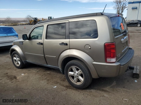 2007 Dodge Nitro SLT with VIN 1D8GU58K27W555532, listed as a Copart auction lot 47127465 with 198,518 mi miles and Clean Title. Bid and sale history available at carsss.com. Image 2.