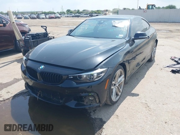 2020 BMW 4 Series 430i with VIN WBA4W3C03LFH21833, listed as a IAAI auction lot 42432388 with Not provided miles and . Bid and sale history available at DreamBid. Image 2.