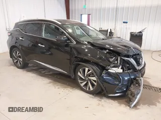 2018 Nissan Murano Platinum with VIN 5N1AZ2MH3JN170939, listed as a IAAI auction lot 40943478 with 88,834 mi miles and . Bid and sale history available at carsss.com. Image 1.