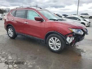 2016 Nissan Rogue SV with VIN 5N1AT2MTXGC918273, listed as a Copart auction lot 49716755 with 54,505 mi miles and Salvage Title. Bid and sale history available at carsss.com. Image 4.