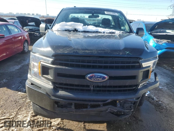 2019 Ford F-150 XL with VIN 1FTMF1CB2KKD36405, listed as a Copart auction lot 45341205 with 71,596 mi miles and Salvage title. Bid and sale history available at DreamBid. Image 5.
