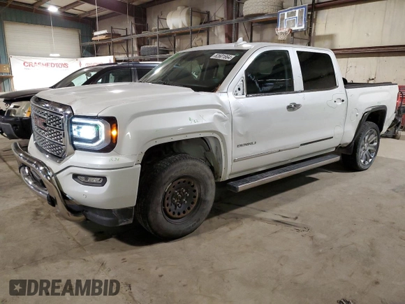 2017 GMC Sierra 1500 Denali with VIN 3GTU2PEJ2HG331787, listed as a Copart auction lot 82601664 with 112,008 mi miles and Salvage Title. Bid and sale history available at DreamBid. Image 1.