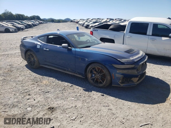 2024 Ford Mustang Dark Horse with VIN 1FA6P8R02R5502375, listed as a Copart auction lot 75478814 with 0 mi miles and Salvage Title. Bid and sale history available at carsss.com. Image 4.