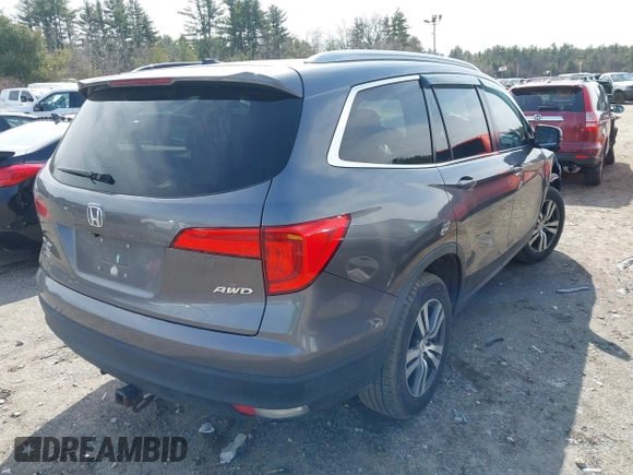2017 Honda Pilot EX-L with VIN 5FNYF6H5XHB009029, listed as a IAAI auction lot 41883366 with 95,711 mi miles and . Bid and sale history available at DreamBid. Image 4.