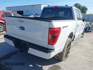 2023 Ford F-150 XL with VIN 1FTEW1C57PFC48190, listed as a IAAI auction lot 41696009 with 34,776 mi miles and . Bid and sale history available at DreamBid. Image 4.