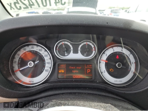 2015 FIAT 500L Lounge with VIN ZFBCFACH5FZ030024, listed as a Copart auction lot 54107425 with 126,689 mi miles and Clean Title. Bid and sale history available at DreamBid. Image 9.