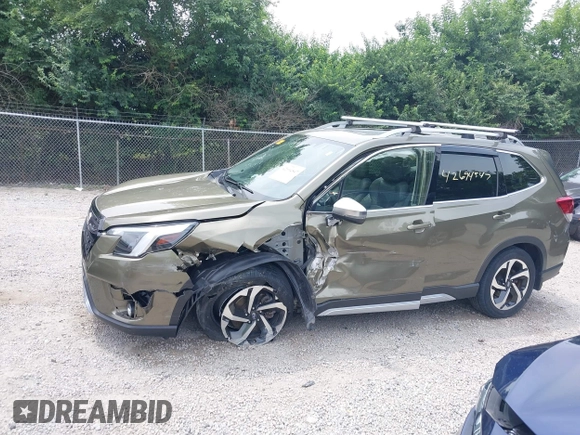 2023 Subaru Forester Touring with VIN JF2SKARC6PH400678, listed as a IAAI auction lot 42694547 with 14,484 mi miles and . Bid and sale history available at DreamBid. Image 15.