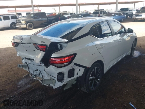 2024 Nissan Sentra SV с VIN 3N1AB8CV3RY257146, выставлен на аукционе IAAI как лот 41903092 с пробегом 24 423 миль миль и . История ставок и продаж доступна на DreamBid. Изображение 4.