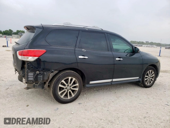 2015 Nissan Pathfinder SV с VIN 5N1AR2MN8FC697478, выставлен на аукционе Copart как лот 56248395 с пробегом 112 625 миль миль и Списание • Salvage title. История ставок и продаж доступна на DreamBid. Изображение 3.