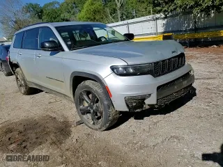 2022 Jeep Grand Cherokee L Limited with VIN 1C4RJJBG0N8584834, listed as a Copart auction lot 80769504 with 43,209 mi miles and Salvage Title. Bid and sale history available at carsss.com. Image 12.