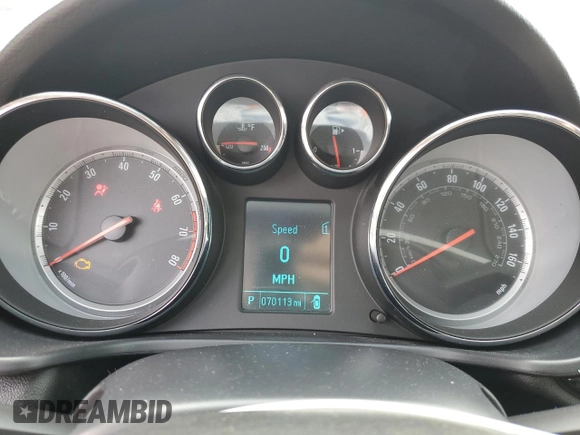 2012 Buick Regal with VIN 2G4GR5EK9C9186820, listed as a Copart auction lot 56824975 with 70,113 mi miles and Salvage title. Bid and sale history available at DreamBid. Image 9.