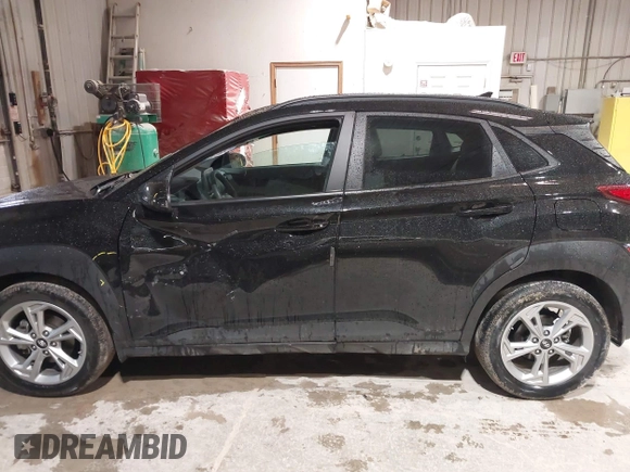 2023 Hyundai Kona SEL with VIN KM8K62AB3PU944716, listed as a IAAI auction lot 42125824 with 40,795 mi miles and . Bid and sale history available at DreamBid. Image 14.