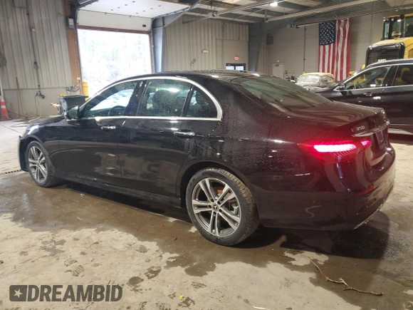 2023 Mercedes-Benz E 350 with VIN W1KZF8EB3PB186989, listed as a Copart auction lot 43712505 with 11,127 mi miles and Salvage Title. Bid and sale history available at DreamBid. Image 2.
