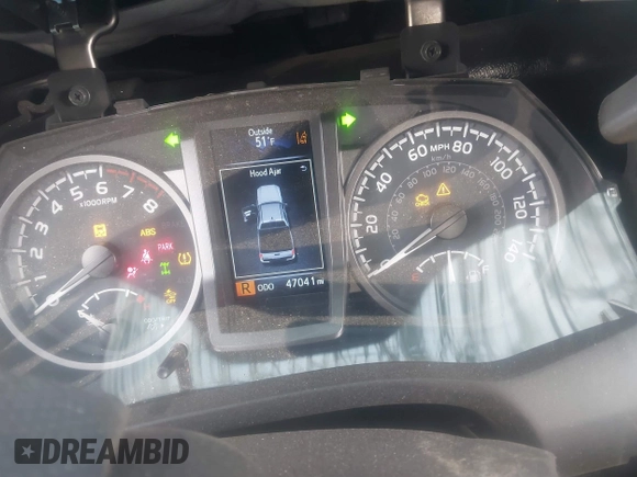 2022 Toyota Tacoma SR with VIN 3TYCZ5AN2NT096491, listed as a IAAI auction lot 42093897 with 47,041 mi miles and . Bid and sale history available at DreamBid. Image 7.