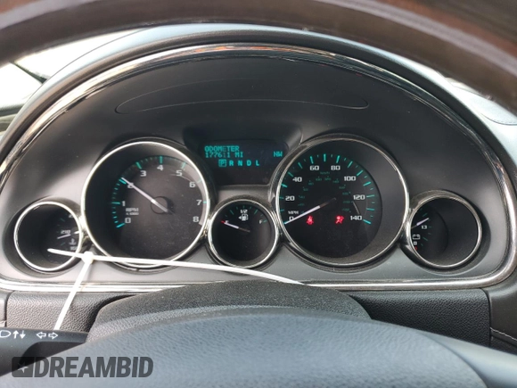 2014 Buick Enclave Leather with VIN 5GAKRBKDXEJ122846, listed as a Copart auction lot 52170985 with 177,611 mi miles and Salvage Title. Bid and sale history available at DreamBid. Image 9.