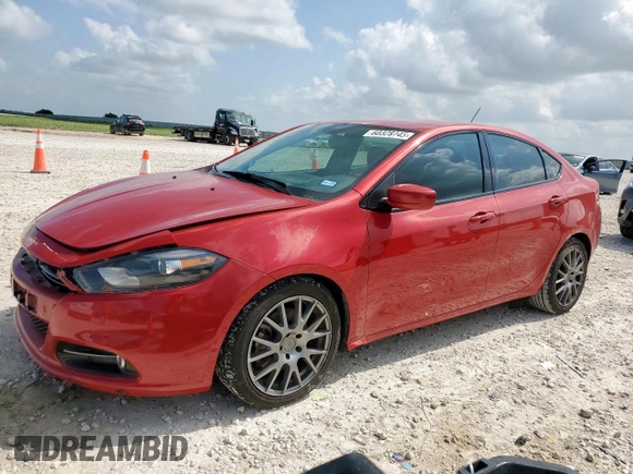 2013 Dodge Dart SXT with VIN 1C3CDFBA4DD289395, listed as a Copart auction lot 60328145 with 157,292 mi miles and Salvage title. Bid and sale history available at DreamBid. Image 1.