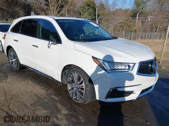 2020 Acura MDX w/Technology Pkg with VIN 5J8YD3H58LL003158, listed as a IAAI auction lot 41532982 with 125,585 mi miles. Bid and sale history available at carsss.com. Image 1.