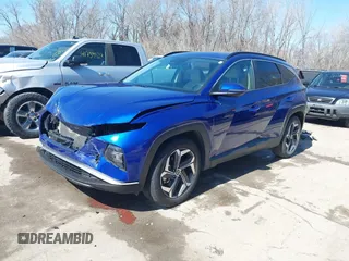 2023 Hyundai Tucson SEL with VIN 5NMJF3AE4PH220721, listed as a IAAI auction lot 41720143 with 32,041 mi miles. Bid and sale history available at carsss.com. Image 2.