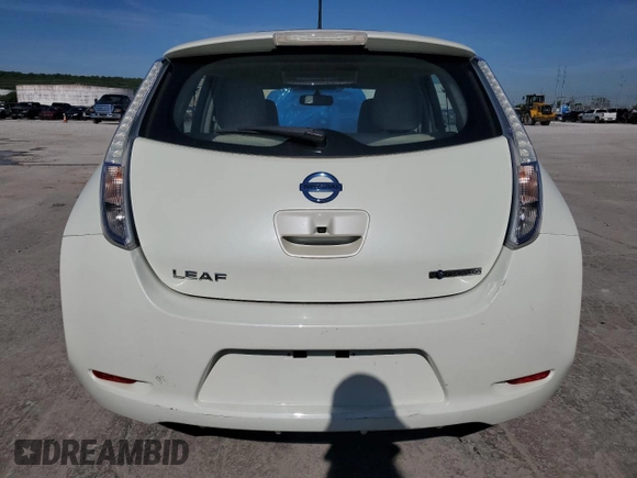 2012 Nissan LEAF SL with VIN JN1AZ0CP8CT023955, listed as a Copart auction lot 55696755 with 39,181 mi miles and Clean Title. Bid and sale history available at DreamBid. Image 6.