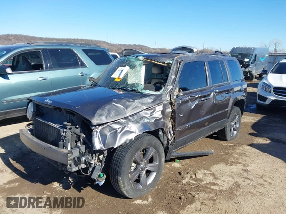 2015 Jeep Patriot High Altitude with VIN 1C4NJRFB9FD376651, listed as a IAAI auction lot 41416297 with 121,690 mi miles and . Bid and sale history available at carsss.com. Image 2.