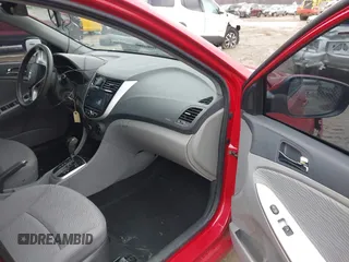 2013 Hyundai Accent GLS with VIN KMHCU4AE7DU461600, listed as a IAAI auction lot 42019159 with 53,452 mi miles. Bid and sale history available at carsss.com. Image 5.