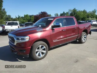 2019 Ram 1500 Limited with VIN 1C6SRFHT7KN572745, listed as a Copart auction lot 58423205 with 89,231 mi miles and Salvage title. Bid and sale history available at DreamBid. Image 1.