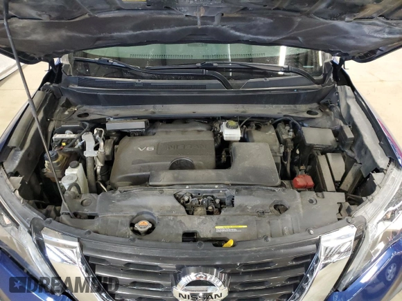 2020 Nissan Pathfinder S with VIN 5N1DR2AM7LC611730, listed as a Copart auction lot 43418655 with 119,423 mi miles and Clean Title. Bid and sale history available at carsss.com. Image 12.
