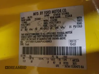 2006 Ford Ranger XL z VIN 1FTYR11U66PA08863, wystawiony jako Copart lot #55971395 z przebiegiem 72 135 mil mil oraz Szkoda całkowita • Salvage title. Historia ofert i sprzedaży dostępna na DreamBid. Obrazek 12.