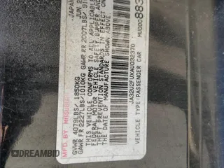 2010 Mitsubishi Lancer ES with VIN JA32U2FUXAU032370, listed as a Copart auction lot 71780454 with 225,280 mi miles and Salvage Title. Bid and sale history available at carsss.com. Image 13.
