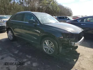 2017 Audi Q3 Premium Plus with VIN WA1HCCFS2HR017114, listed as a Copart auction lot 42201735 with 73,002 mi miles and Salvage title. Bid and sale history available at DreamBid. Image 4.