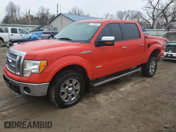 2012 Ford F-150 XL with VIN 1FTFW1ET0CFC35629, listed as a Copart auction lot 43749655 with 197,432 mi miles and Salvage Title. Bid and sale history available at DreamBid. Image 1.