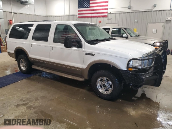 2003 Ford Excursion с VIN 1FMSU45F83EA56921, выставлен на аукционе Copart как лот 49847395 с пробегом 264 040 миль миль и Чистый • Clean title. История ставок и продаж доступна на DreamBid. Изображение 4.