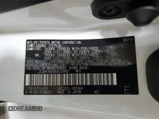 2011 Lexus LX 570 with VIN JTJHY7AX4B4073980, listed as a Copart auction lot 48960425 with 201,143 mi miles and Clean Title. Bid and sale history available at DreamBid. Image 13.
