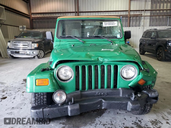1998 Jeep Wrangler Sahara с VIN 1J4FY49S6WP730035, выставлен на аукционе Copart как лот 59100505 с пробегом 225 354 миль миль и Списание • Salvage title. История ставок и продаж доступна на DreamBid. Изображение 5.