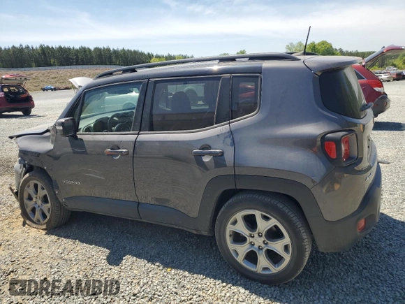 2020 Jeep Renegade Limited with VIN ZACNJBD18LPL89029, listed as a Copart auction lot 53712385 with 42,097 mi miles and Salvage title. Bid and sale history available at DreamBid. Image 2.