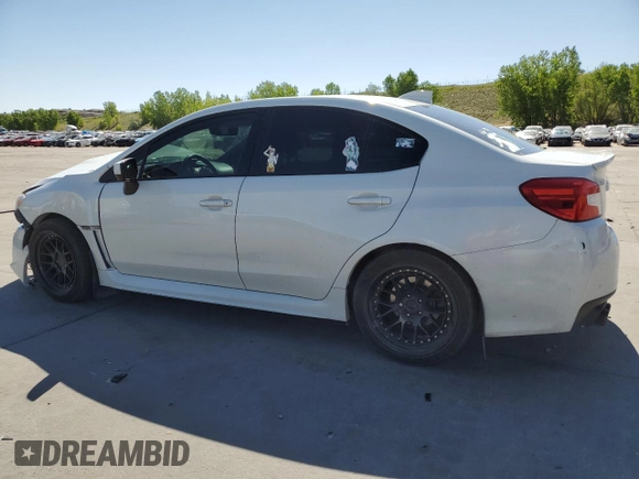 2017 Subaru WRX Premium with VIN JF1VA1F65H9840048, listed as a Copart auction lot 57729145 with 105,724 mi miles and Salvage title. Bid and sale history available at DreamBid. Image 2.
