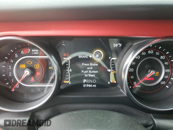 2021 Jeep Wrangler Unlimited Rubicon z VIN 1C4HJXFN1MW793064, wystawiony jako Copart lot #55643305 z przebiegiem 51 944 mil mil oraz Szkoda całkowita • Salvage title. Historia ofert i sprzedaży dostępna na DreamBid. Obrazek 9.