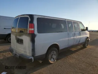 2012 Chevrolet Express Passenger 1LT with VIN 1GAZG1FA9C1195838, listed as a Copart auction lot 47020615 with Not provided miles and Salvage title. Bid and sale history available at DreamBid. Image 3.
